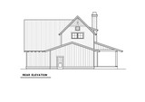 Farmhouse House Plan - 58450 - Rear Exterior