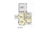 Farmhouse House Plan - 58450 - 1st Floor Plan