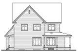 Country House Plan - Turningdale 58508 - Rear Exterior