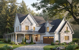Country House Plan - Turningdale 58508 - 