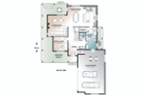 Country House Plan - Turningdale 58508 - 1st Floor Plan