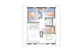 Secondary Image - Cottage House Plan - Skylark 2 58613 - 2nd Floor Plan