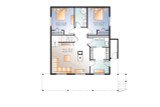 Cottage House Plan - Skylark 2 58613 - Basement Floor Plan