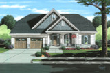 Craftsman House Plan - New Westfield 58641 - Front Exterior