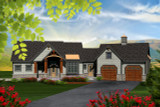 Craftsman House Plan - 58810 - Front Exterior