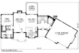 Craftsman House Plan - 58810 - 1st Floor Plan