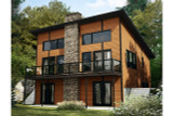 Modern House Plan - Dahilia 58853 - Rear Exterior