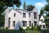 Modern House Plan - Alicia 58942 - Left Exterior