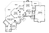 Tudor House Plan - Cheshire 58953 - 1st Floor Plan