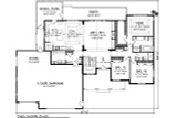 Craftsman House Plan - 58965 - 1st Floor Plan