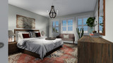 Traditional House Plan - Howlett 59074 - Master Bedroom