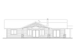 Secondary Image - Ranch House Plan - 59075 - Rear Exterior