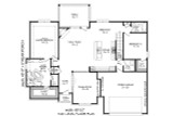 Colonial House Plan - 59124 - 1st Floor Plan