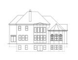 Traditional House Plan - 59210 - Rear Exterior