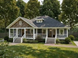 Craftsman House Plan - 59292 - Front Exterior