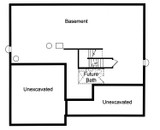 Craftsman House Plan - The Sorento 59294 - Basement Floor Plan