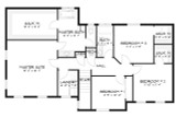 Secondary Image - Craftsman House Plan - Julian 59540 - 2nd Floor Plan