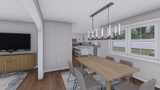 Craftsman House Plan - Julian 59540 - Dining Room