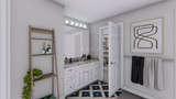 Craftsman House Plan - Julian 59540 - Master Bathroom