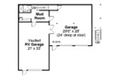 Craftsman House Plan - 59558 - 1st Floor Plan