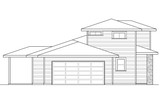 Prairie House Plan - Larkview 59650 - Left Exterior