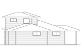 Prairie House Plan - Larkview 59650 - Right Exterior