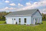 Traditional House Plan - Wildland Farms 59673 - Front Exterior