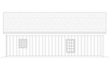 Traditional House Plan - Wildland Farms 59673 - Rear Exterior