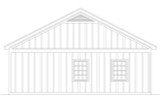 Traditional House Plan - Wildland Farms 59673 - Left Exterior