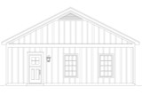 Secondary Image - Traditional House Plan - Wildland Farms 59673 - Right Exterior