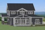 Craftsman House Plan - Camden 59920 - Rear Exterior