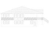 Craftsman House Plan - Grover 59924 - Left Exterior