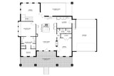 Craftsman House Plan - Grover 59924 - 1st Floor Plan