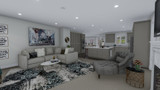 Craftsman House Plan - Grover 59924 - Living Room
