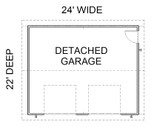 Secondary Image - Country House Plan - 59939 - Garage