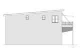 Contemporary House Plan - 59990 - Left Exterior