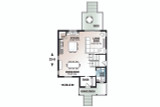 Craftsman House Plan - Kinkade 59997 - 1st Floor Plan