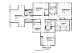 Secondary Image - Tudor House Plan - Cambridge 60163 - 2nd Floor Plan