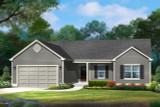 Ranch House Plan - 60271 - Front Exterior