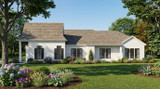 Southern House Plan - 60284 - Right Exterior