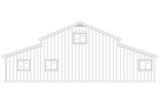 Country House Plan - Cedar Valley 60332 - Rear Exterior