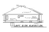 Ranch House Plan - Locklear Manor 60344 - Left Exterior