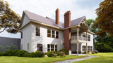 Craftsman House Plan - Woodfin Ridge Cottage 60382 - Rear Exterior