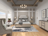 Craftsman House Plan - Woodfin Ridge Cottage 60382 - Master Bedroom