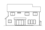 Traditional House Plan - Brighton 60410 - Rear Exterior