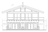 Lodge Style House Plan - 60506 - Rear Exterior