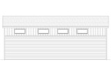 Contemporary House Plan - Canyon Drive 60538 - Rear Exterior