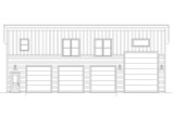 Contemporary House Plan - Canyon Drive 60538 - Front Exterior