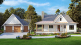 Craftsman House Plan - Creekside Cottage 60664 - Front Exterior