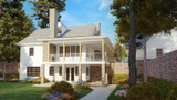 Craftsman House Plan - Creekside Cottage 60664 - Rear Exterior